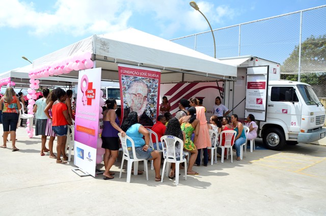 FJS e Rede Bahia levam atendimentos médicos gratuitos para mulheres no bairro da Caixa D’Água